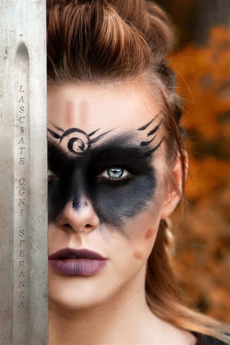 Pin On Halloween Makeup Scary Warrior Makeup Halloween Makeup