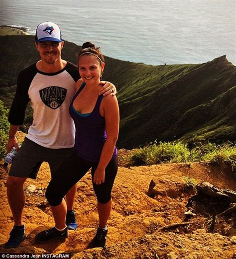 Stephen Amell And Wife Cassandra Show Off Their Toned Beach Bodies On