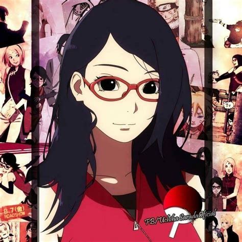 Older Sarada Uchiha ♥♥♥ Beautiful Sharingan Cute Glasses Uzumaki Boruto Naruto Anime Naruto