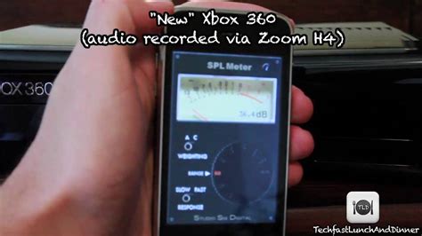 New Xbox 360 Slim Noise Level Sound Comparison Test Youtube