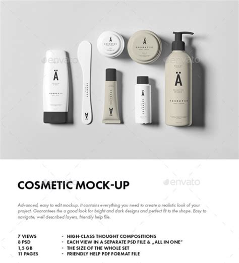 psd cosmetic mockup  showcase cosmetics designs psd templates blog