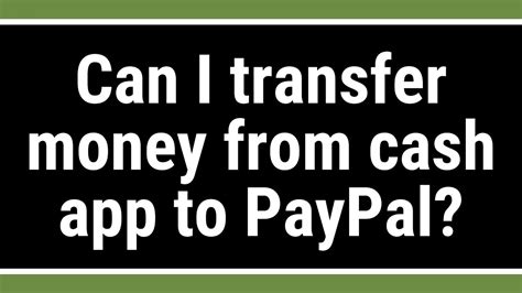 Now, you can choose between two options: Can I transfer money from cash app to PayPal? - YouTube
