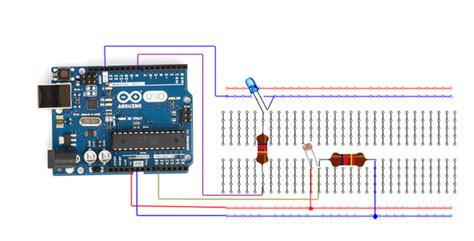 Arduino Photoresistor Led Onoff 4 Steps Instructables