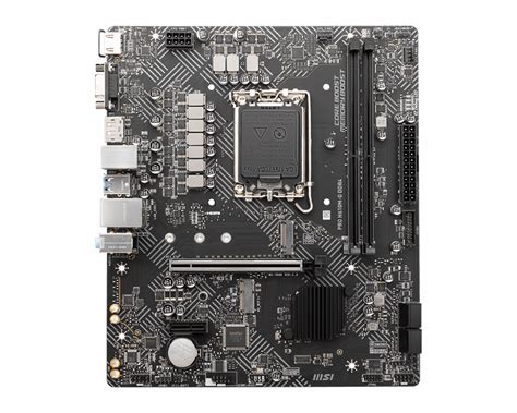 Msi Pro H610m G Ddr4 Intel H610 Lga 1700 Micro Atx Motherboard A