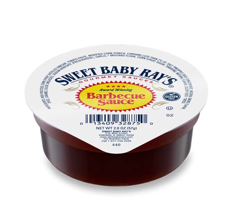 Original Barbecue Sauce Packets Sweet Baby Rays Foodservice