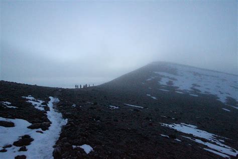 Extreme Hiking Mauna Kea Volcano Hilo Hawaii Usa