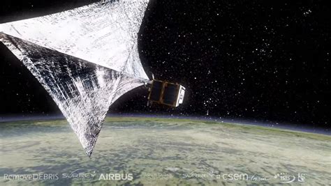 This Space Junk Removal Experiment Will Harpoon And Net Debris In Orbit