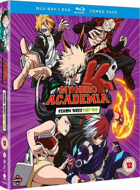 My Hero Academia Season 3 Part Two Blu Raydvd 4 Disc Import