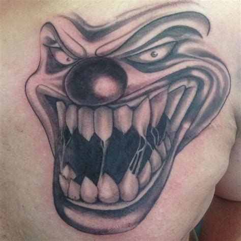 evil clown tattoos explained origins meanings and more