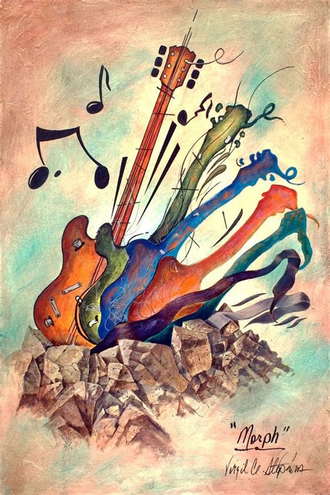 Image Result For Music Interpretation Art Music Painting Guitar Art