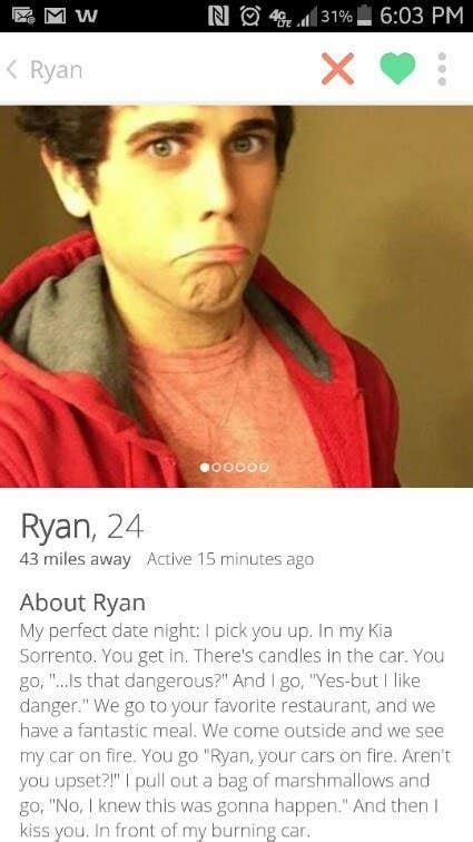 We've said it before, and we'll say it again: 21 Bizarre Tinder Bios That'll Make You Swipe Left