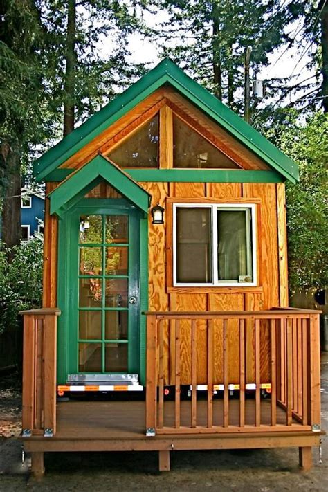 Tiny House With A Flip Up Porch