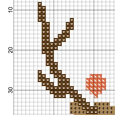 Counted cross stitch deer patterns. Autumn Deer Cross Stitch Pattern - Daily Cross Stitch