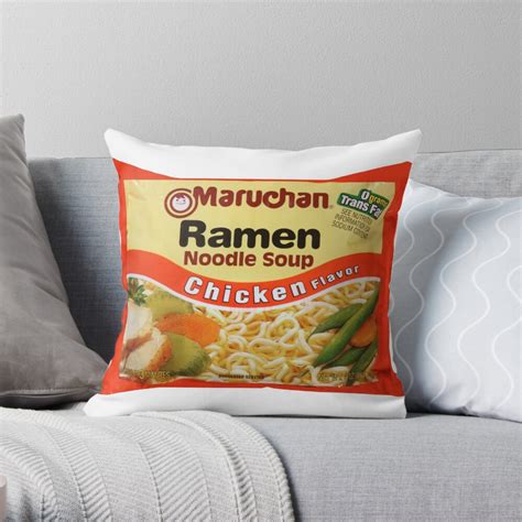 Ramen Noodle Pillow Throw Pillow For Sale By Neuefab Redbubble