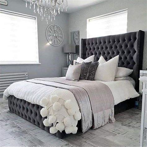 The elsa grey velvet wingback. wingback crushed velvet storage ottoman bed frame, double ...
