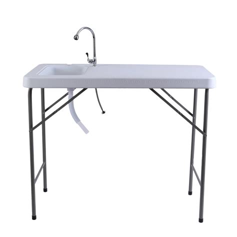 Plastic Portable Folding Outdoor Fish Filet Table For Cleaning China