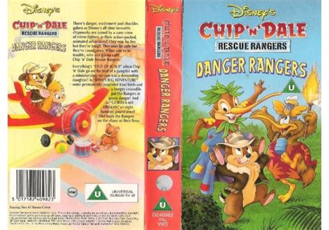 Chip N Dale Rescue Rangers Danger Rangers 1992 On Walt Disney Home Video United Kingdom