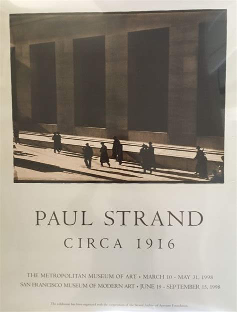 Metropolitan Museum Of Art Paul Strand Circa 1916 1998 Flickr