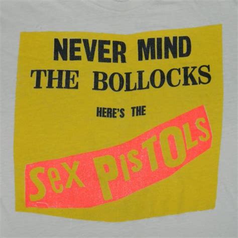 Vintage Sex Pistols 80s Never Mind The Bollocks T Shirt Defunkd