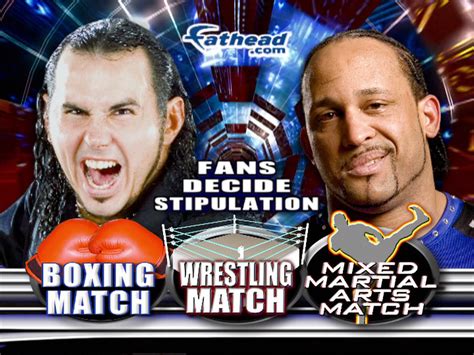 Original Graphic Matt Hardy Vs Mvp Cyber Sunday 2007 Match Was Scrapped Due To Matt Hardy
