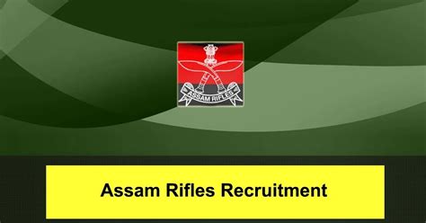Assam Rifles Sportsperson Recruitment Vacancy Apply Online