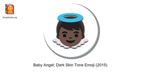 👼🏿 Baby Angel Dark Skin Tone Emoji 📕 Emojiguide