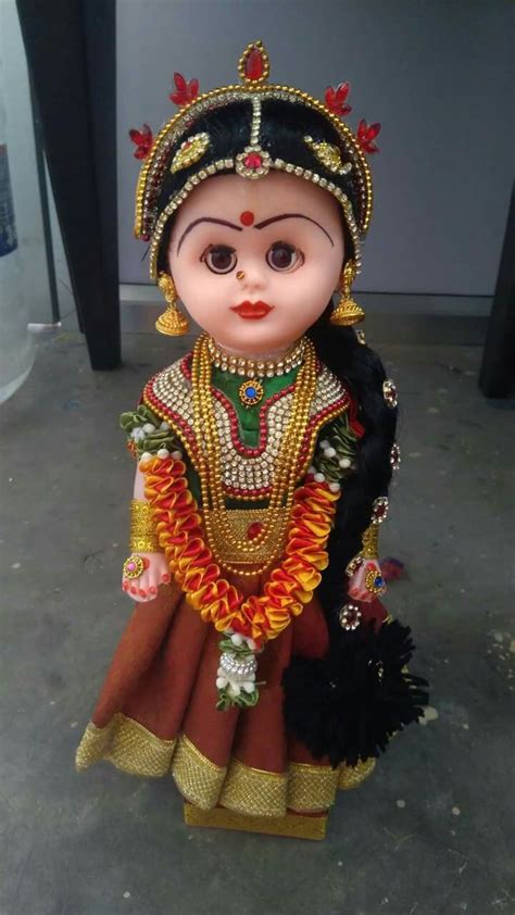 Indian Dressed Doll Indian Dolls Quilling Dolls Wedding Doll