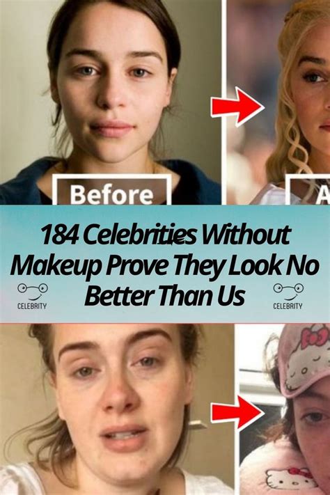 184 Celebrities Without Makeup Prove They Look No Better Than Us