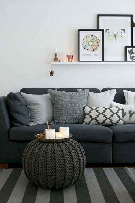 70 Stunning Grey White Black Living Room Decor Ideas And Remodel 40