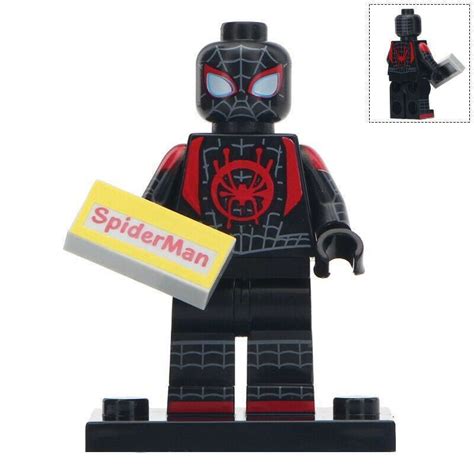 9pcsset Spiderman Noir Miles Morales Spider Ham Goblin Prowler Lego