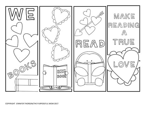 Valentine Bookmarks Free Printable