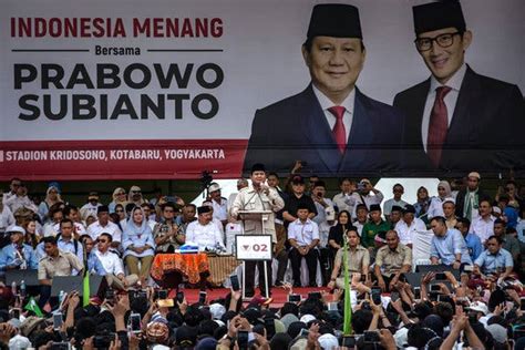 In Indonesias Election Campaign A Dictators Son In Law Rails Against