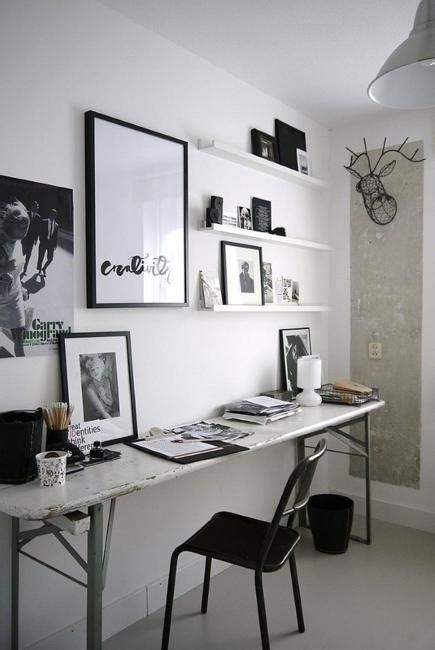 From coworkers to interior workspaces. Black n White Decorating with Color for Home Office ...