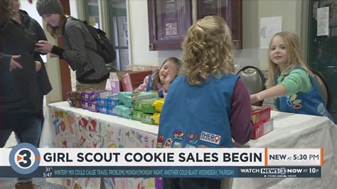 Girl Scout Cookie Sales Underway Youtube