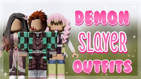 Demon Slayer Anime Cosplay Outfit Codes Roblox Youtube