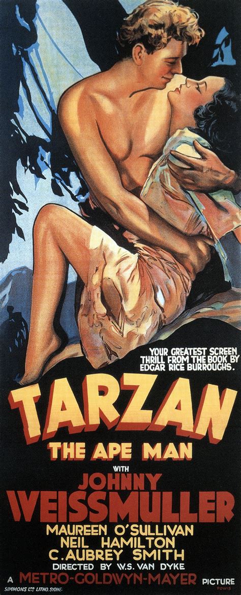 Tarzan The Ape Man 1932 Johnny Weissmuller Maureen O Sullivan