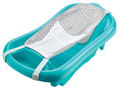 The First Years Sure Comfort Newborn To Toddler Baby Bath Tub Teal