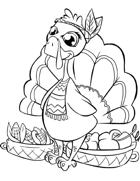15 Free Printable Thanksgiving Coloring Pages Coloring Pages