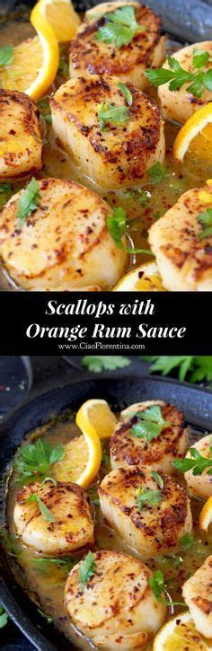 Seared Scallops Recipe With Orange Rum Sauce Ciaoflorentina Recipe
