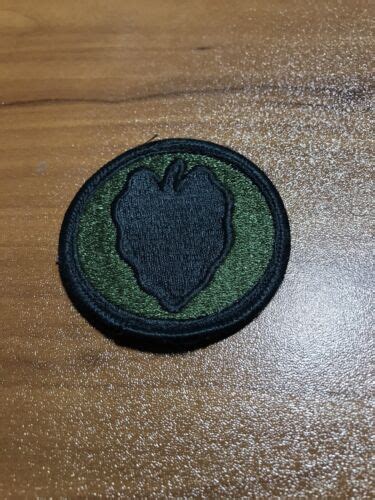 Us Army 24th Infantry Division Patch Subdued Ebay