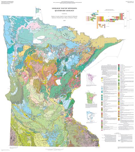 D 01 Surficial Geology Map Of Minnesota Minnesota Geological Survey