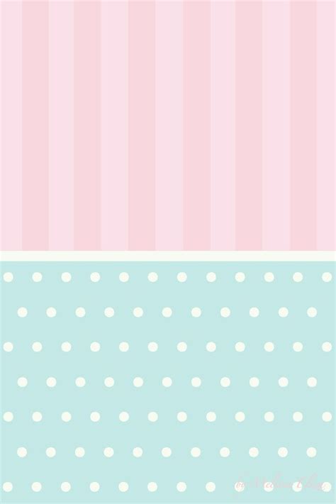 Mint Green And Pink Wallpaper