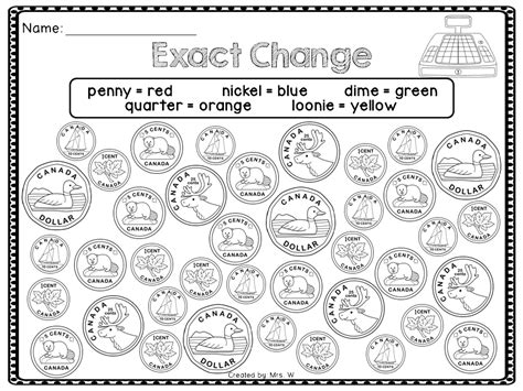 Counting Coins Canadian Money Worksheets Ivoiregion - canadian money girl scouts math money activities money