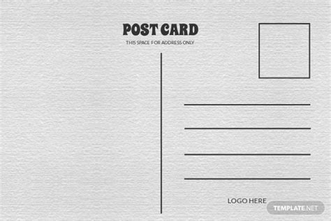 Free Blank Printable Postcard Template Printable Templates