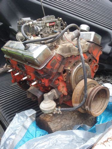 Buy 350 Rebuilt Chevy Small Block Engine 3970010 With Edlebrock