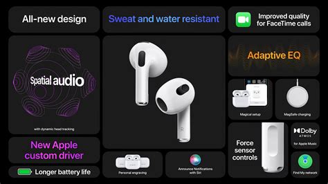 Apple Announces Third Generation Airpods With New Design Spatial Audio Techcrunch