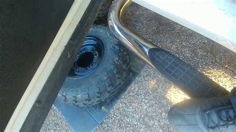 How to take a tire off the rim really easy / how to put a tire on a rim. How to remove atv tire off rim - YouTube