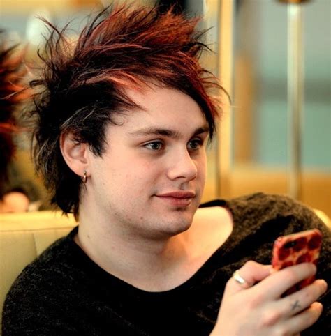 Cute Lovely Michael Clifford Red And Black Hair Image 3781543 By