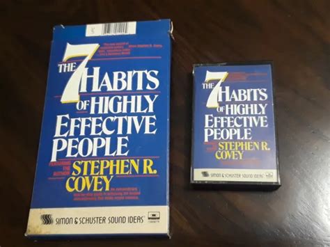 THE 7 HABITS of Highly Effective People Stephen Covey- 1 Cassette New ...