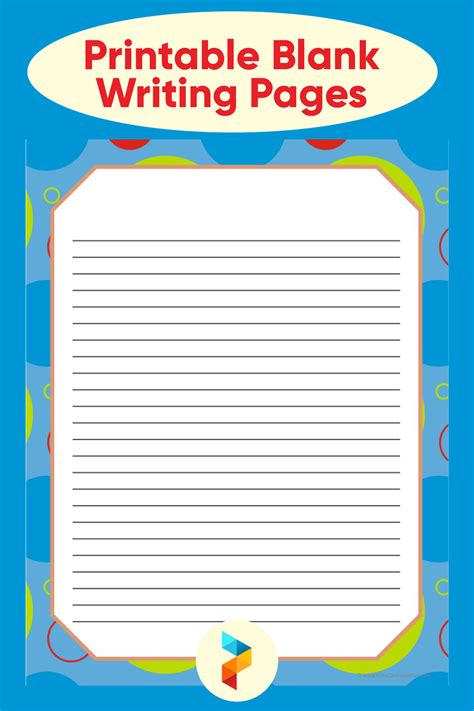 10 Best Printable Blank Writing Pages Pdf For Free At Printablee